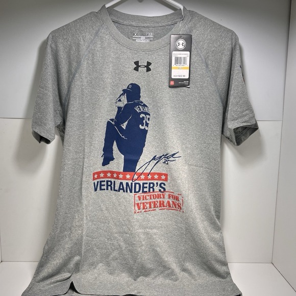 Under Armour Other - 3/$25 Sale!‎ Detroit Tigers Under Armor Verlander Veterans Tshirt Men's Sm